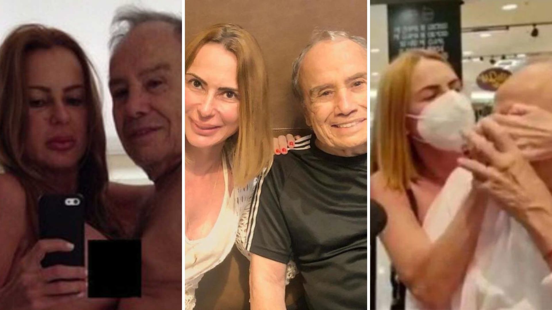 Nudes, cirurgia e surto: Stênio Garcia e Mari Saade já se envolveram em polêmicas; relembre
