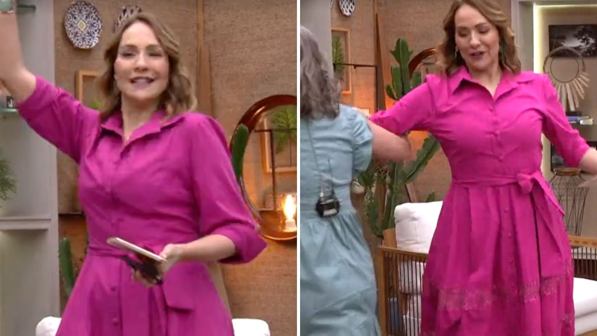 Maria Beltrão faz estreia caótica no É de Casa com gafes, vibração e surtos: “Rainha”