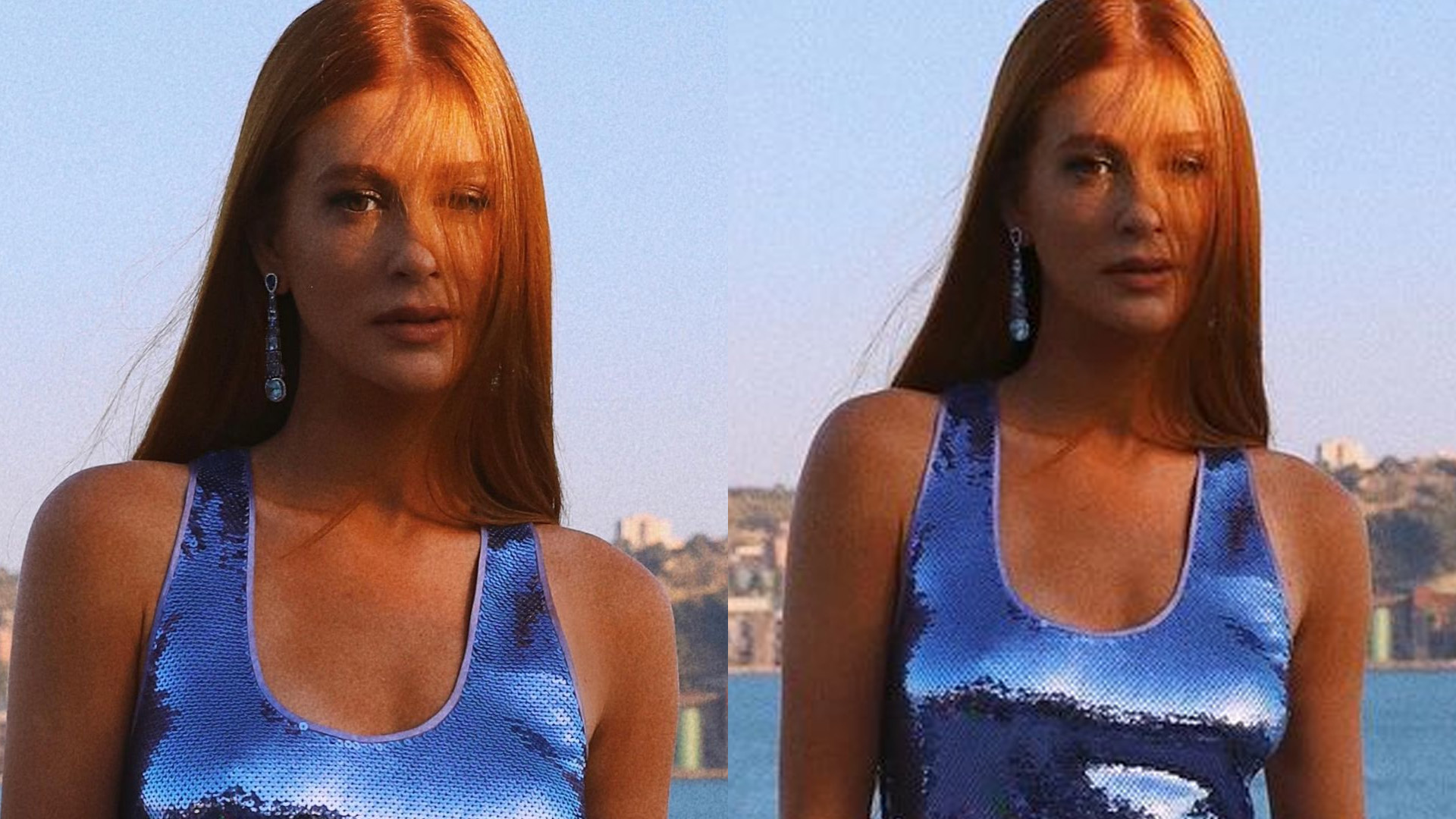 Marina Ruy Barbosa marca curvas com vestido colado e cintilante: “Que perfeição”