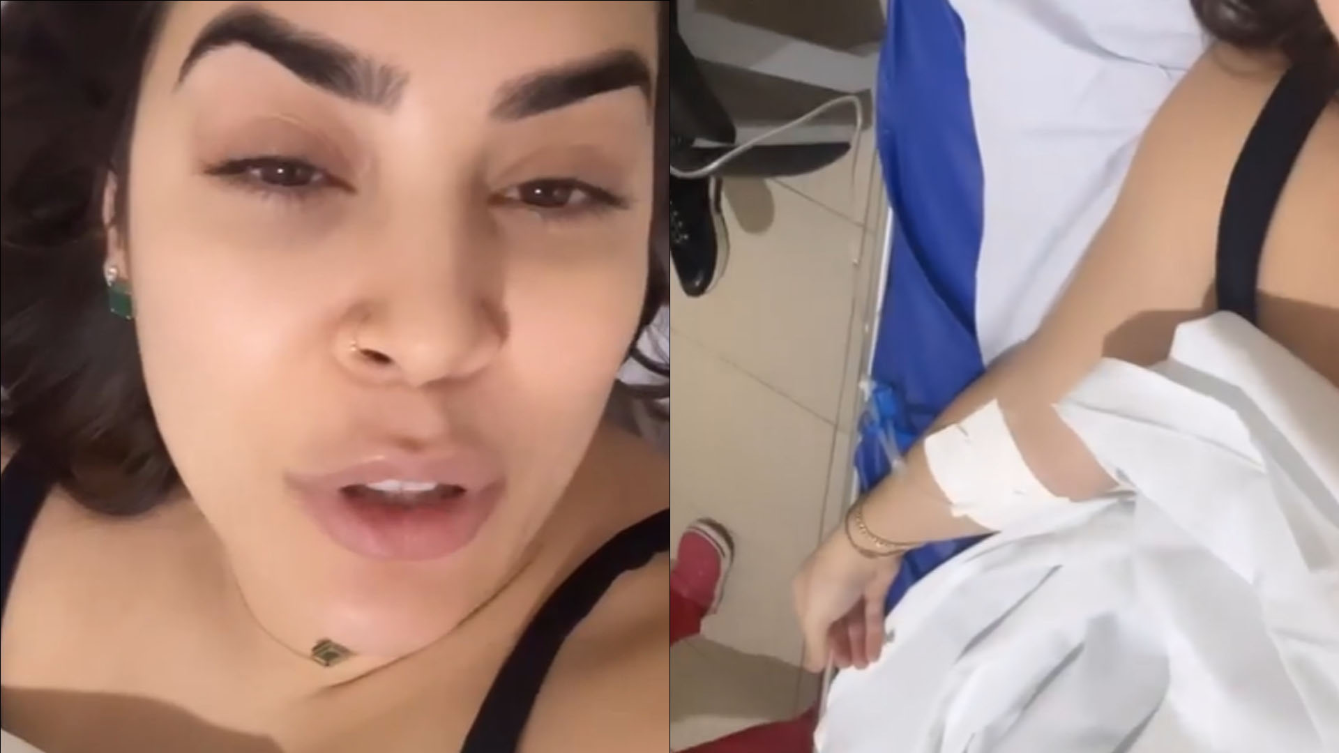 Ex-BBB Naiara Azevedo é hospitalizada às pressas com fortes dores: “Tô numa maca”