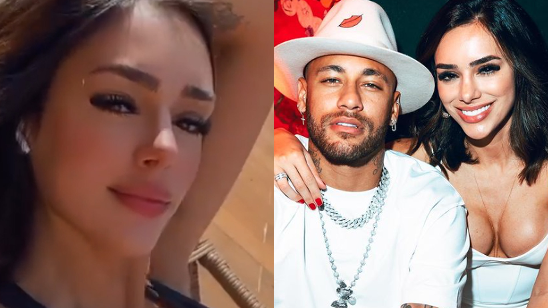 Namorada de Neymar reaparece com aliança e explica: “Precisava de um tempinho”