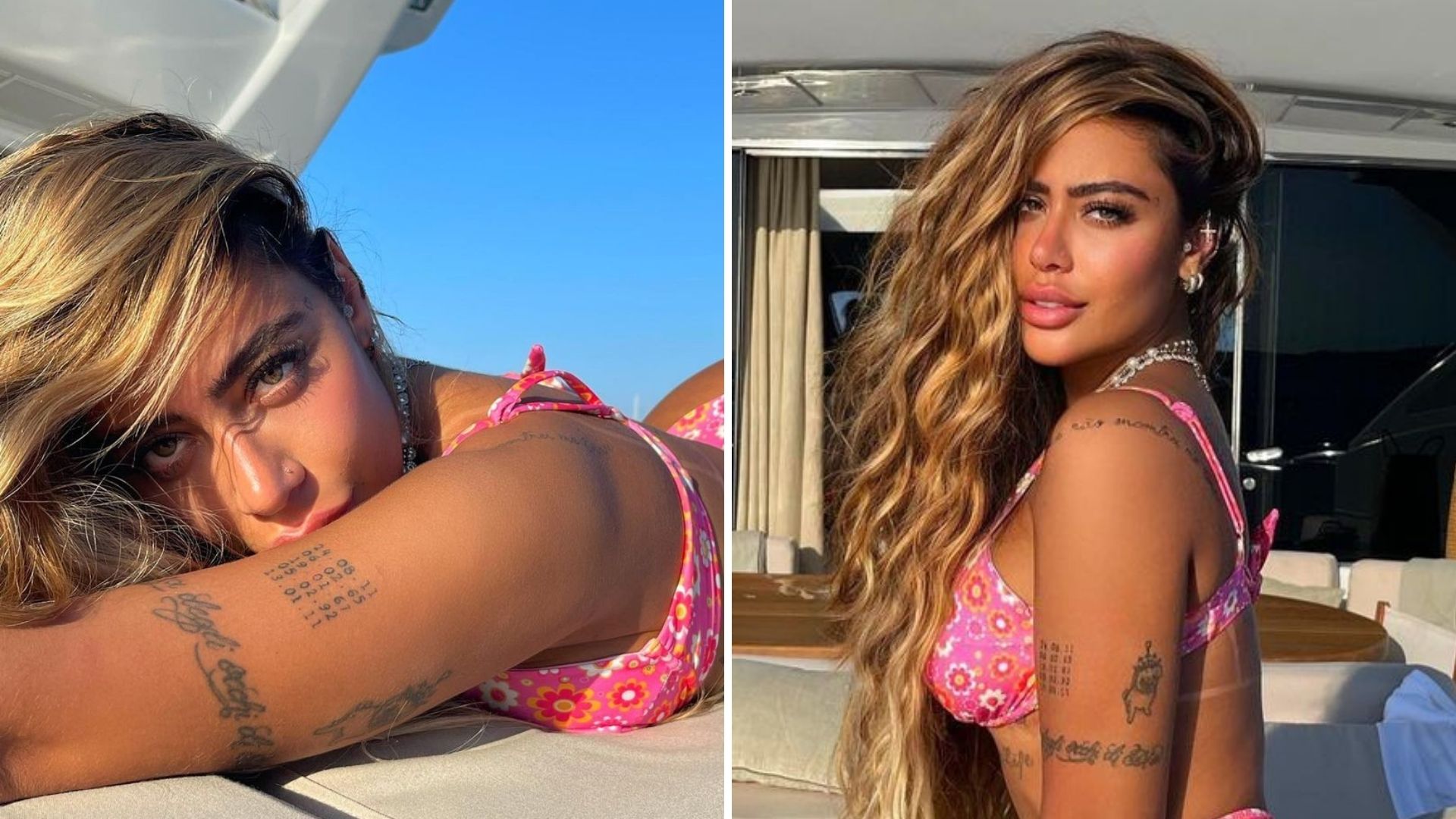 Rafaella Santos joga o bumbum pra cima e ousa de biquíni atolado: “Não sabe brincar”