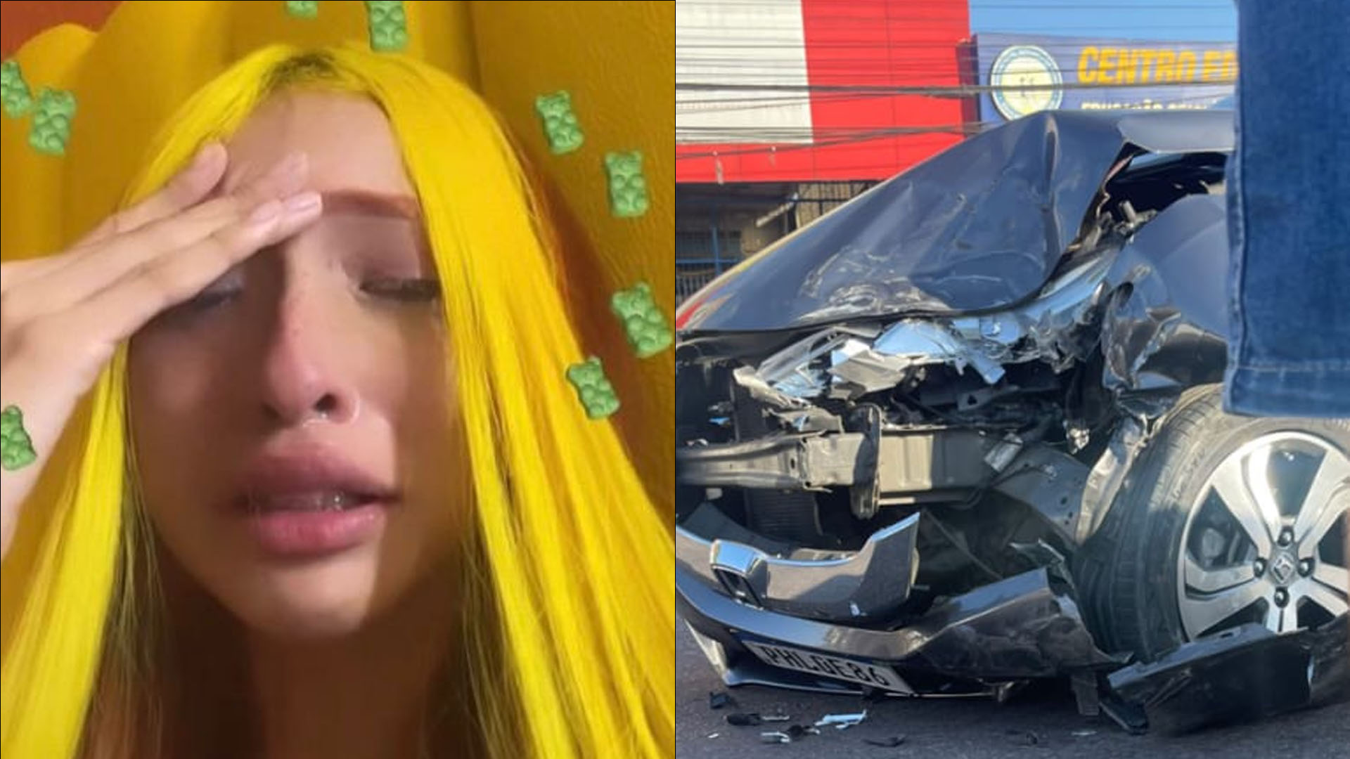 Influenciadora Ruivinha de Marte sofre grave acidente de carro: “Fiquei surda”