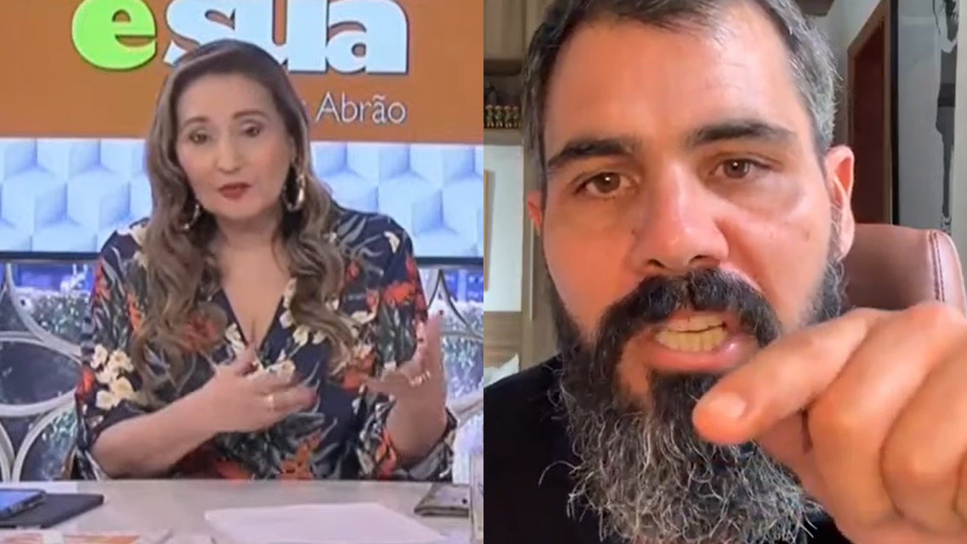 Sonia Abrão defende Juliano Cazarré após surto com seguidor na web: “Não é isso”