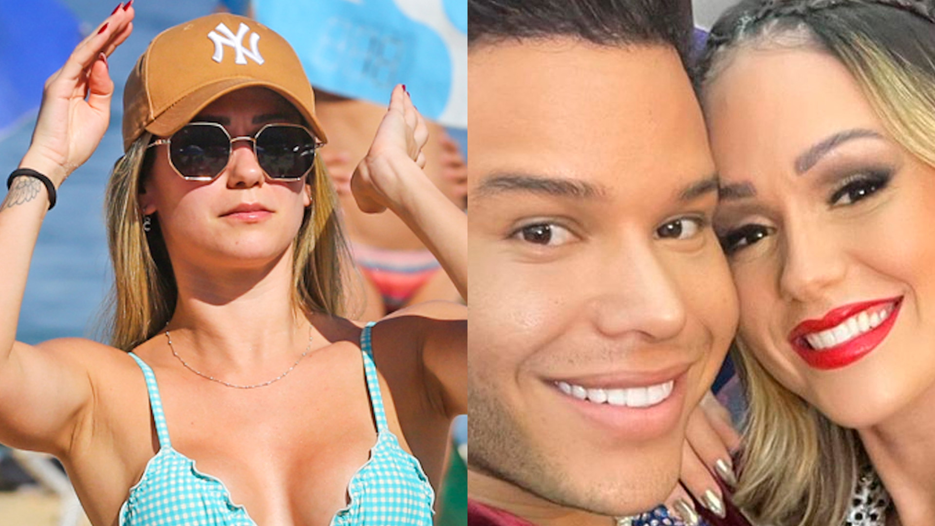 Suposta affair de Tierry, Carla Bruno é flagrada de biquíni na praia com corpão à mostra