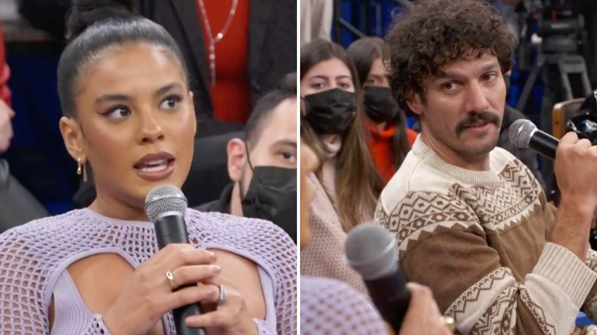 Tá rolando? Climão entre Tibério e Muda no ‘Altas Horas’ intriga o público: “Desconfortável”