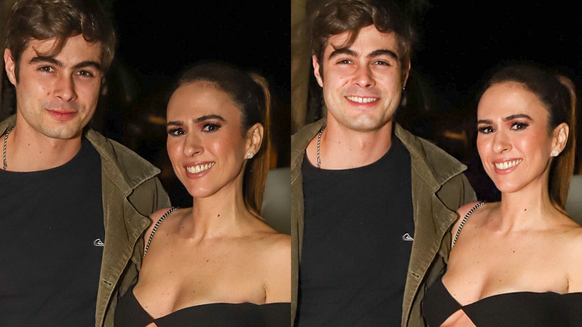 Tatá Werneck rouba a cena com vestido que esconde só o essencial ao lado de Rafa Vitti