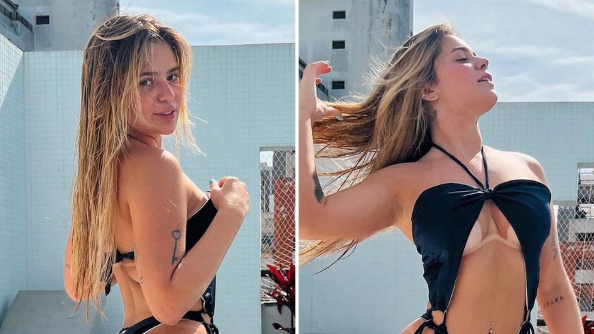 Viih Tube quase mostra demais em maiô com pouco tecido e escandaliza a web: “Gostosa”