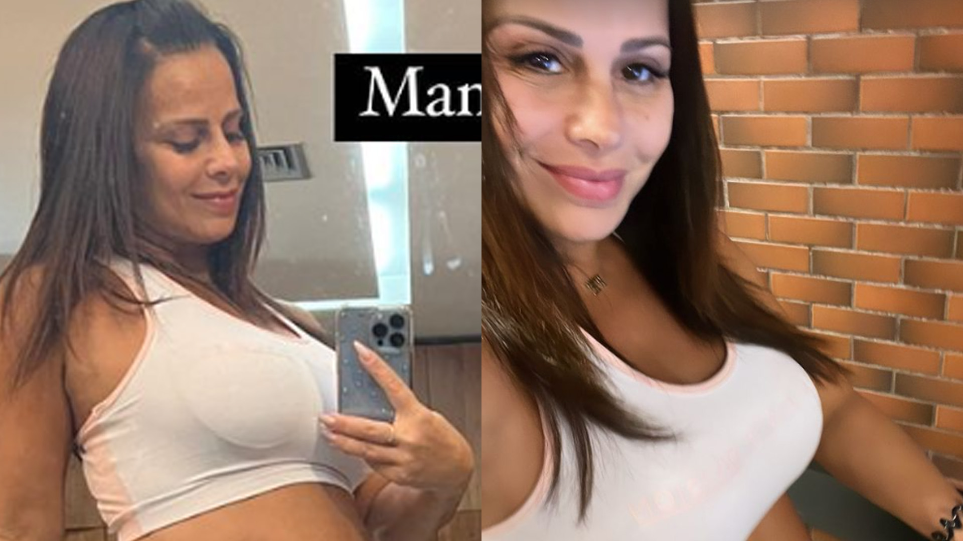 Viviane Araújo malha pesado e mostra barrigão com músculos: “É maravilhoso”