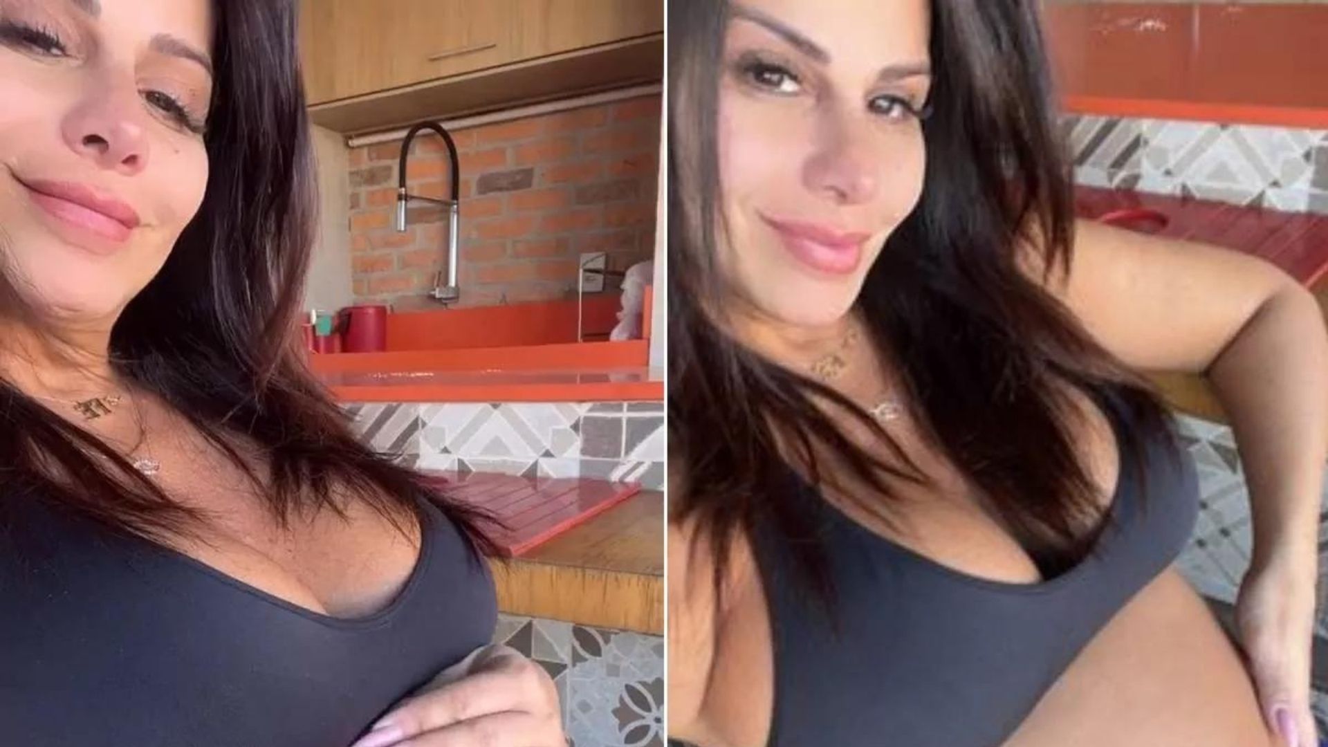 Como assim? Viviane Araújo revela que está sentindo contrações: “Barriga dura”
