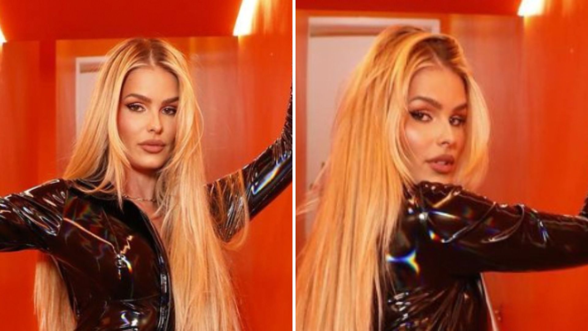 Yasmin Brunet causa com look de couro, vira o bumbum para a câmera e seduz fãs: “Gata”