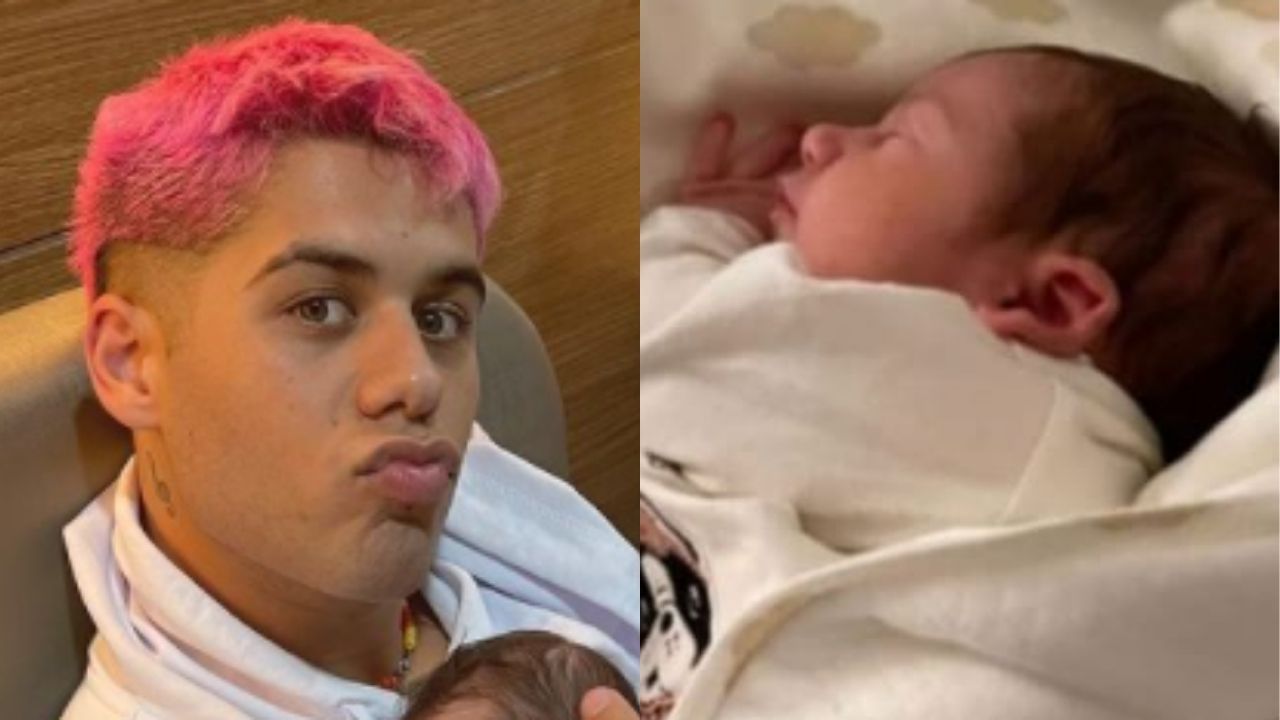 Puxou quem? Zé Felipe resgata clique antigo da infância e compara rostinho com o da filha: “Parece, hein”