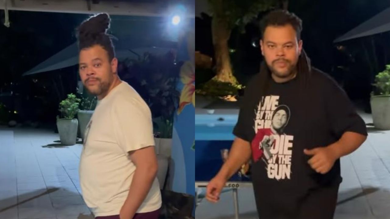 De saia, ex-BBB Babu Santana milita contra preconceitos na moda: “Roupa não tem gênero”