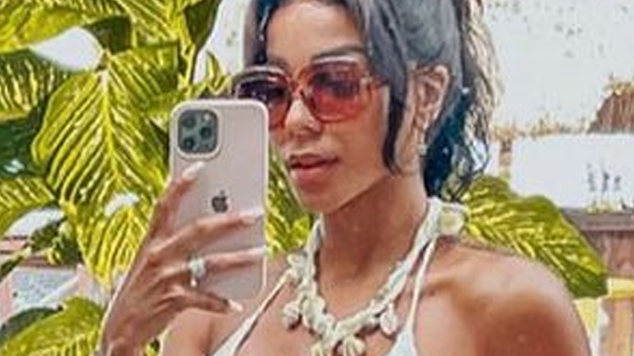 Esposa de Ludmilla, Brunna Gonçalves mostra corpo mignon com biquíni branco cavadíssimo no Caribe: “Muita aventura”
