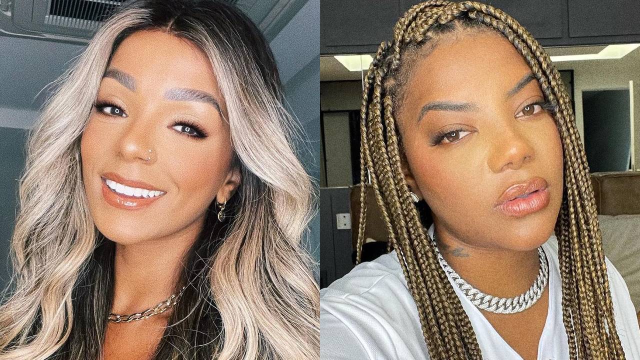No Caribe, Ludmilla e Brunna Gonçalves protagonizam pegação romântica na piscina: “Melhor casal”