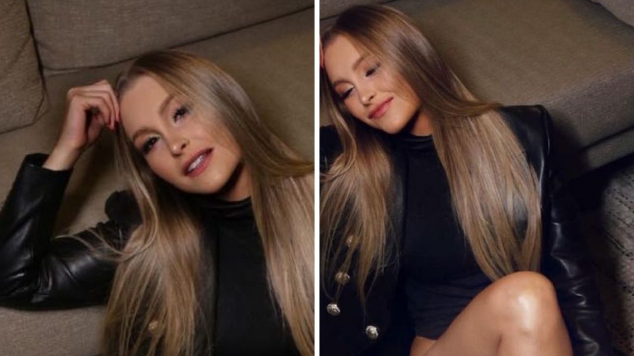 Ex-BBB Carla Diaz posa com look fatal deitada no chão e impressiona seguidores: “Cadê a parte de baixo?”