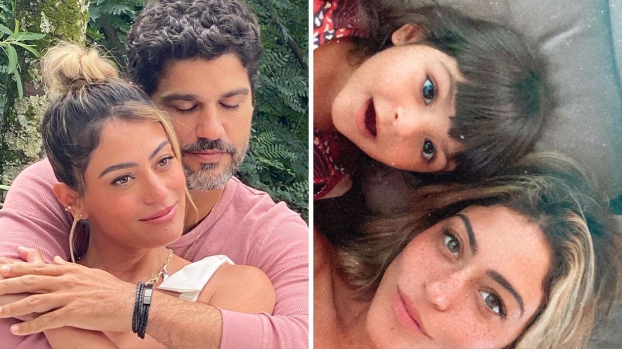 Carol Castro explica porque escondeu da filha namoro com o ator: “Não ficamos de beijos e abraços na frente dela”