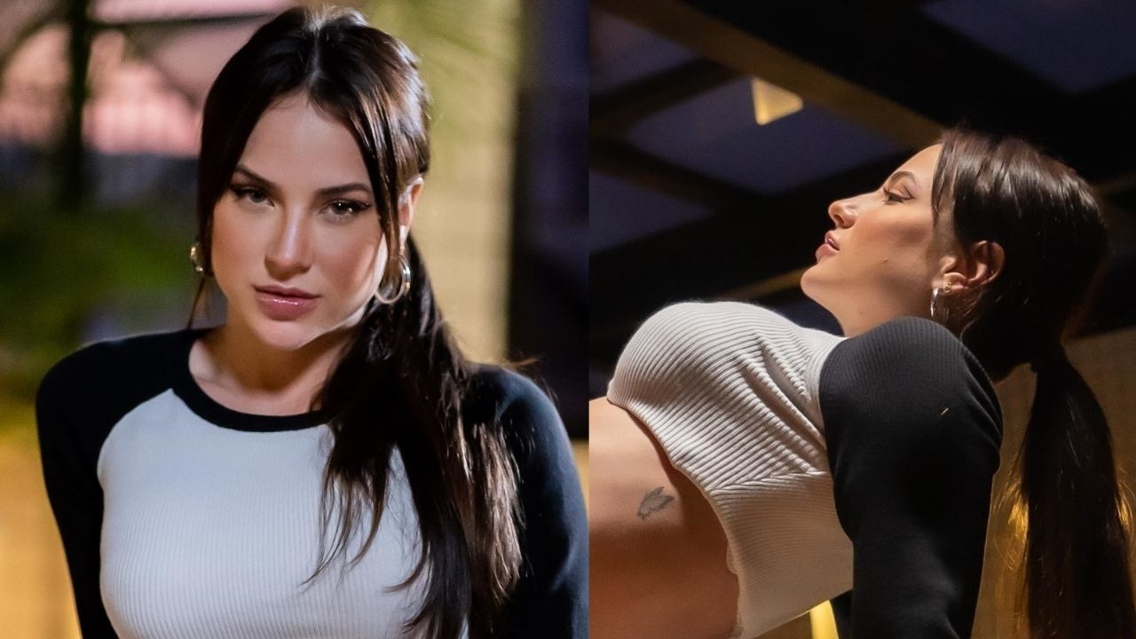 Com o bumbum de fora, ex-BBB Gabi Martins ostenta flexibilidade impecável em poses inusitadas: “Perfeita”