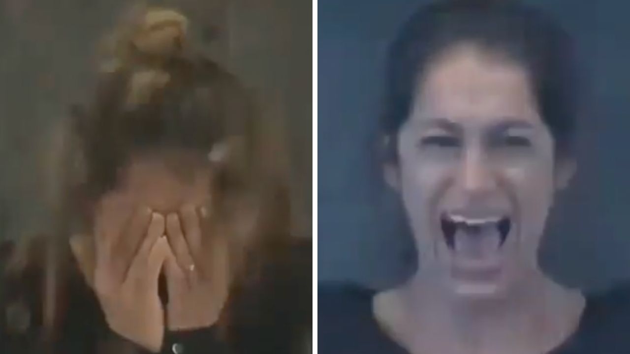 Que situação! Danielle Hypólito se desespera e passa mal ao ser vítima de uma chuva de baratas no ‘Power Couple’