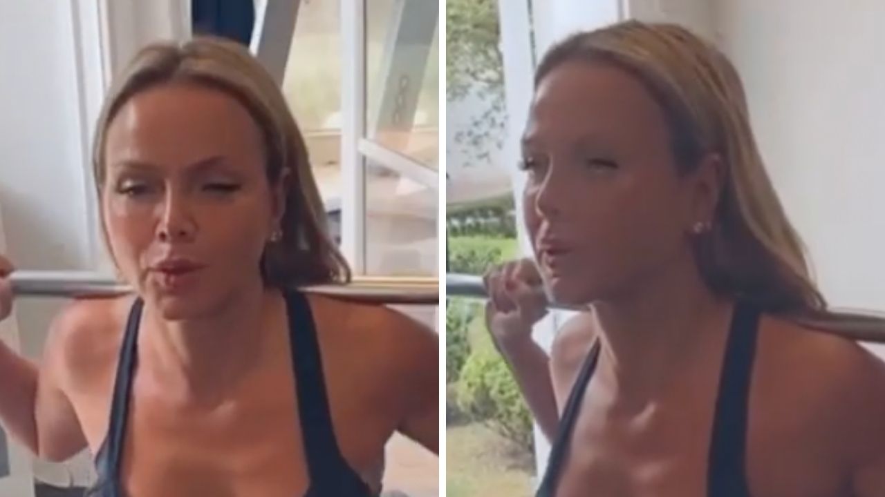 Aos 47 anos, Eliana treina na academia de sua mansão e deixa barriga trincada de fora: “Espetáculo”