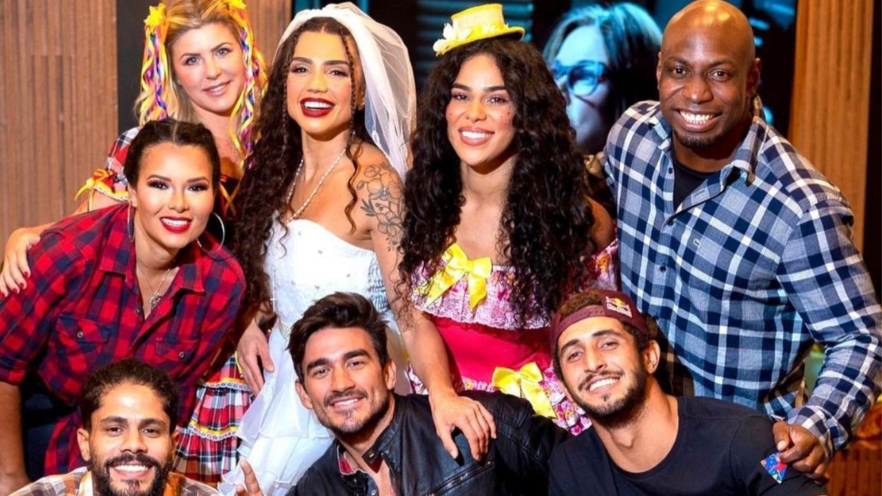 Equipe Carcará, de No Limite, se reencontra e comemora festa junina: “Estava morrendo de saudades”