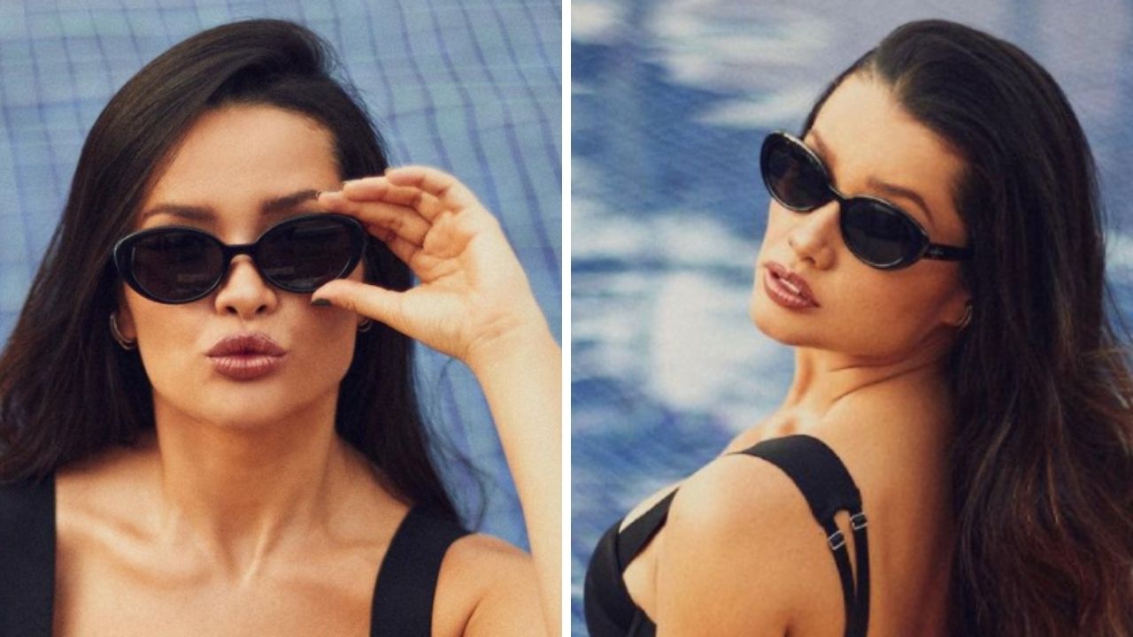 Na mansão de Anitta, ex-BBB Juliette Freire surge com biquíni ousado e Rodolffo não se contém: “Gata molhada”