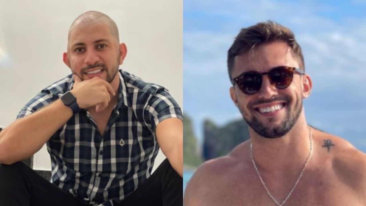 Que saudade! Ex-BBBs Arthur Picoli e Caio Afiune surgem juntinhos pós-reality e web se anima: “Caithur vivíssimo!”