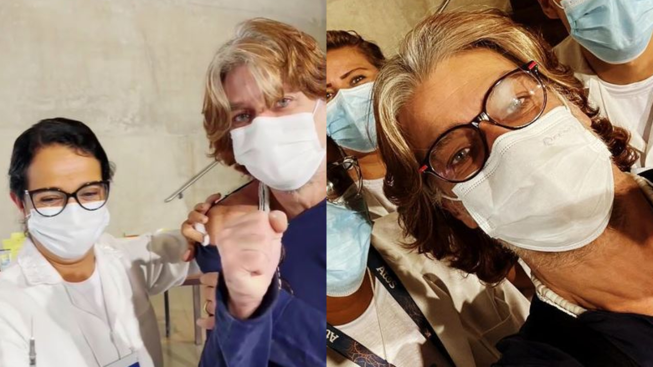 Aos 49 anos, Fábio Assunção celebra primeira dose da vacina e exalta profissionais de saúde: “Brasil que eu desejo”