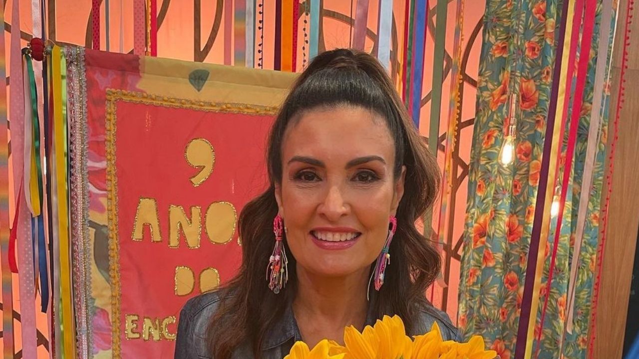 Fátima Bernardes comemora 9 anos do Encontro com festa junina e agradece: “Passou rápido demais”