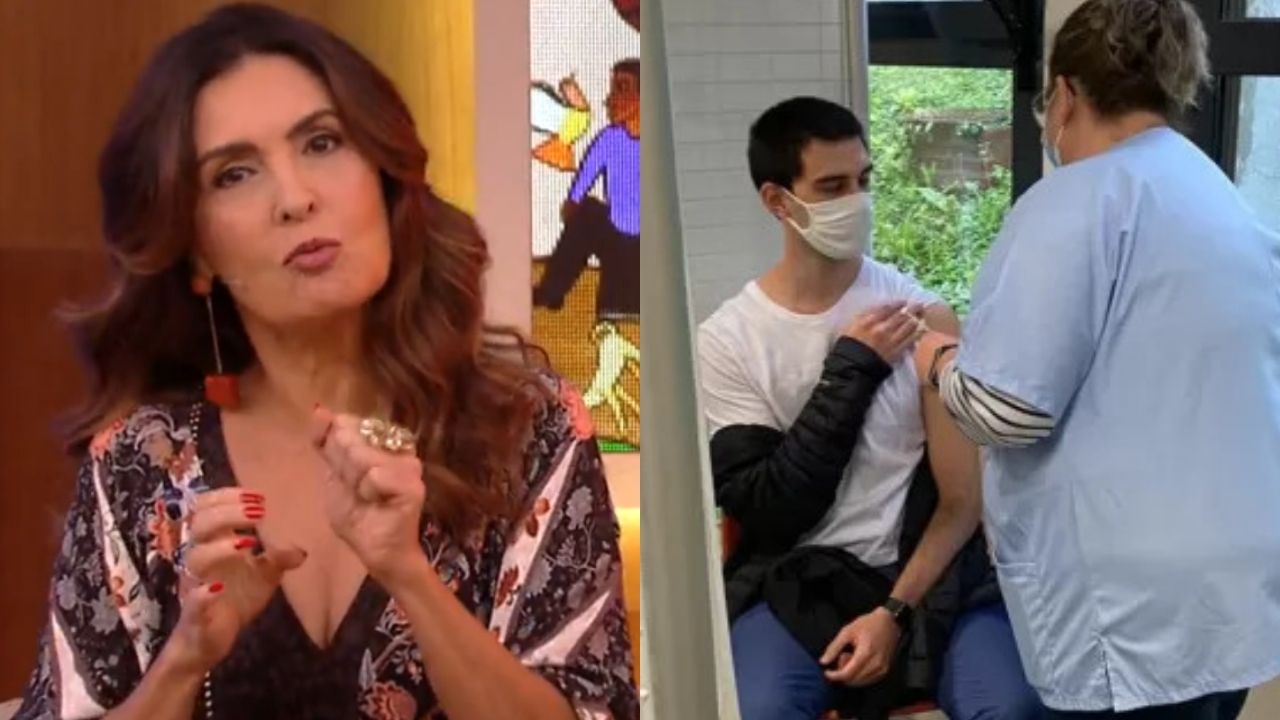 Ao vivo, Fátima Bernardes revela longo processo de vacinação do filho na França: “Ficava ligando”