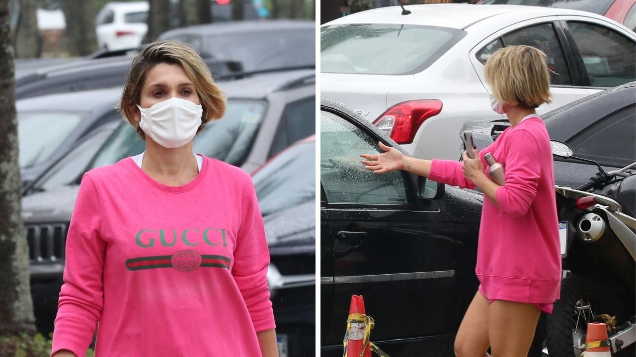 Gente como a gente, Flávia Alessandra deixa academia e compra quentinha de vendedora na orla da praia
