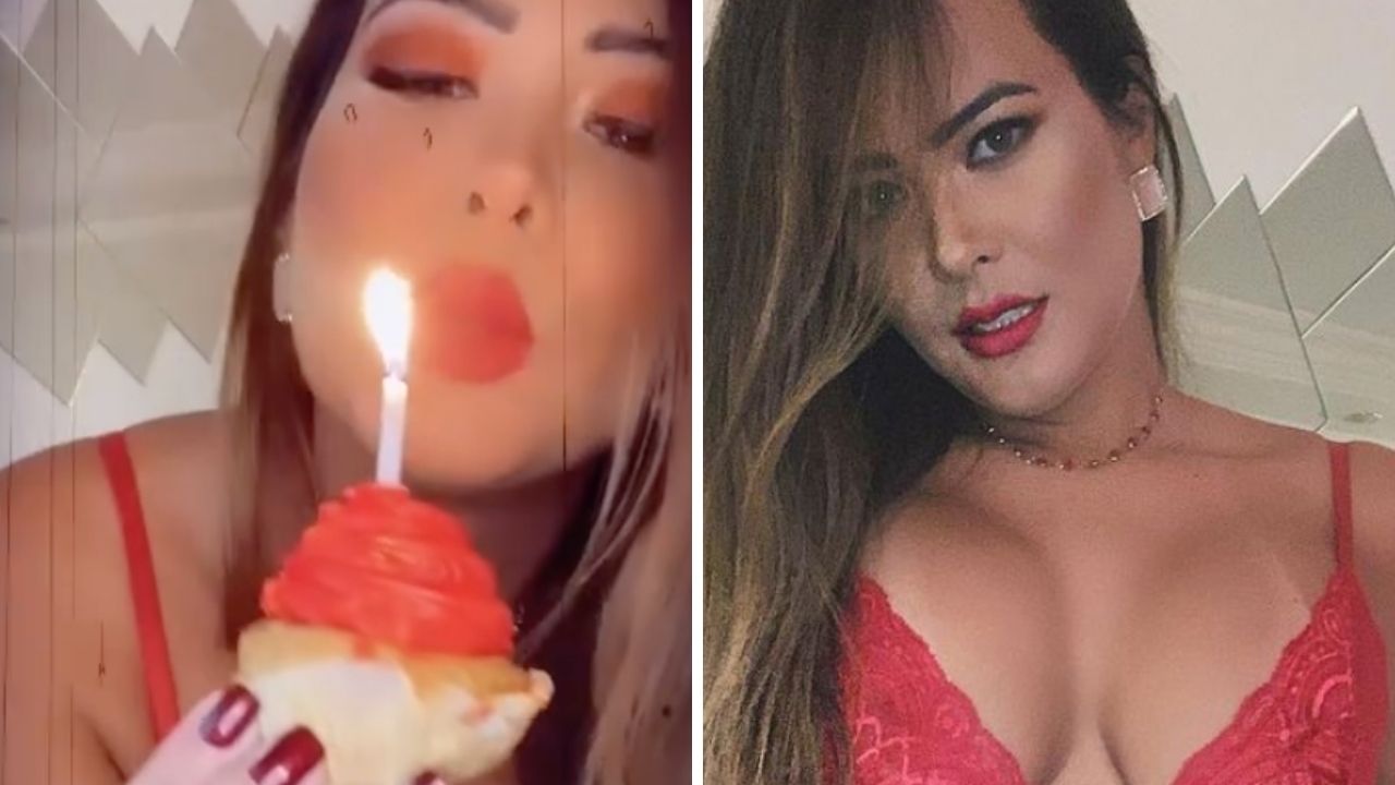 Geisy Arruda coloca lingerie vermelha e ameaça tirar a calcinha ao chegar a 4 milhões de seguidores: “Comemoração”