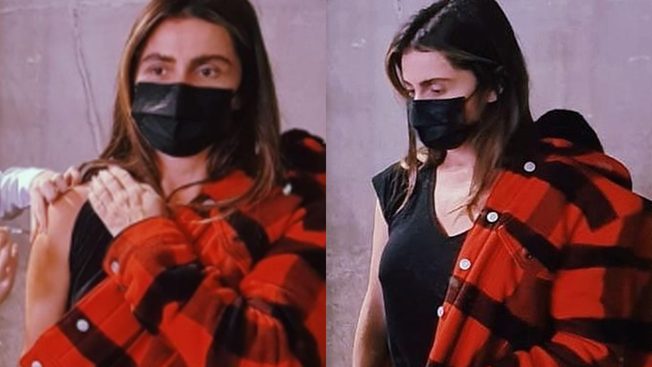 Giovanna Antonelli relembra o pai ao receber vacina contra a Covid-19 e se emociona: “Ele não teve essa sorte”