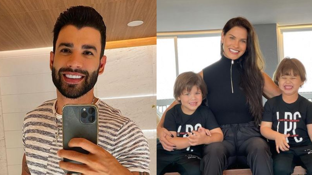 Gusttavo Lima e Andressa Suita celebram juntos o aniversário do primogênito e não dispensam luxo: “Que festão!”