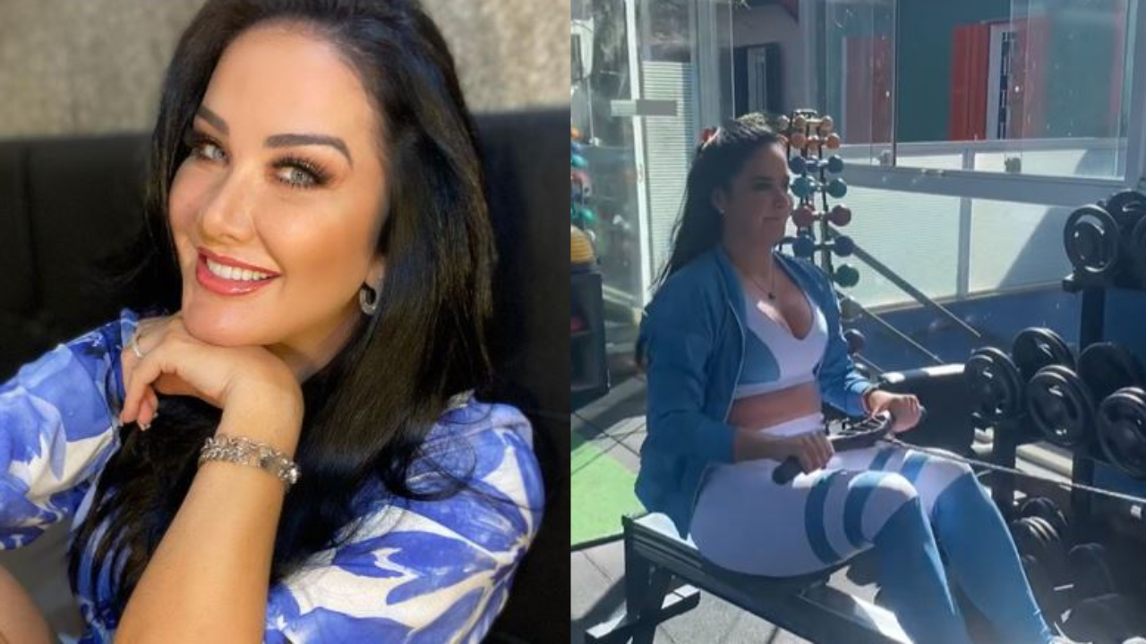 Helen Ganzarolli deixa barriguinha magérrima à mostra durante treino e coleciona elogios: “Mulherão!”