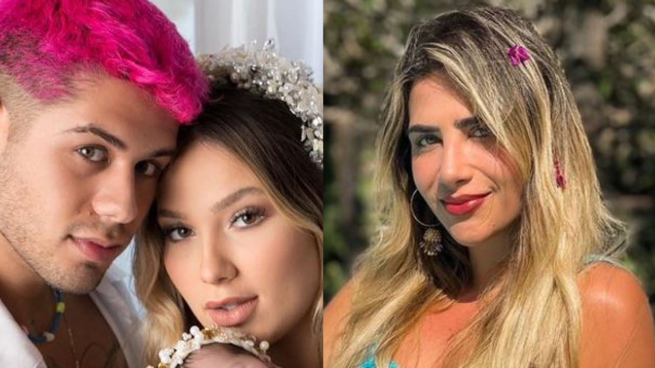 Jéssica Costa se emociona toda ao conhecer a filha de Virgínia Fonseca e Zé Felipe: “Pura ternura!”