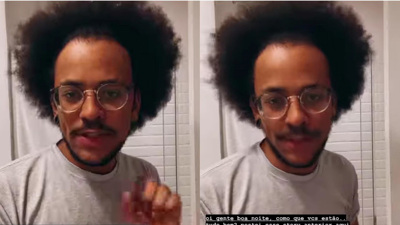 Após se queixar das deformações dos filtros em rede social, ex-BBB João Luiz é chamado de exagerado: “Falei mentira?”