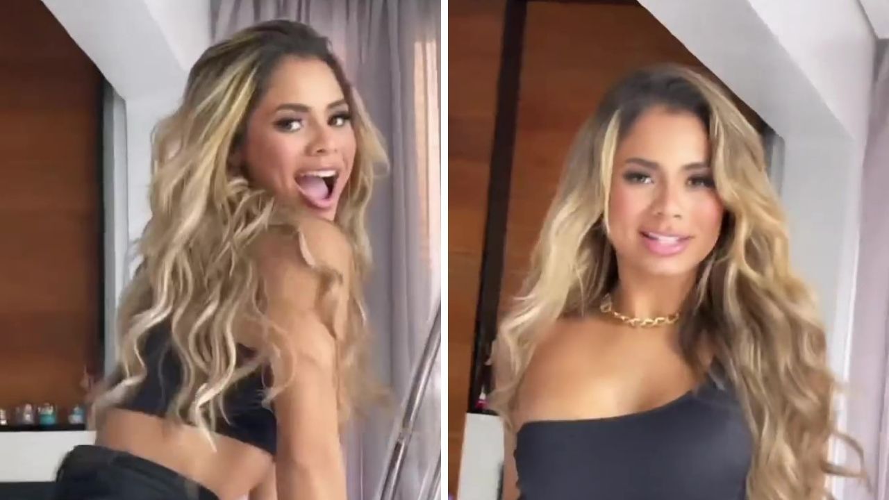 Lexa rebola o bumbum só de shortinho curto e deixa fãs babando: “Taradinha”