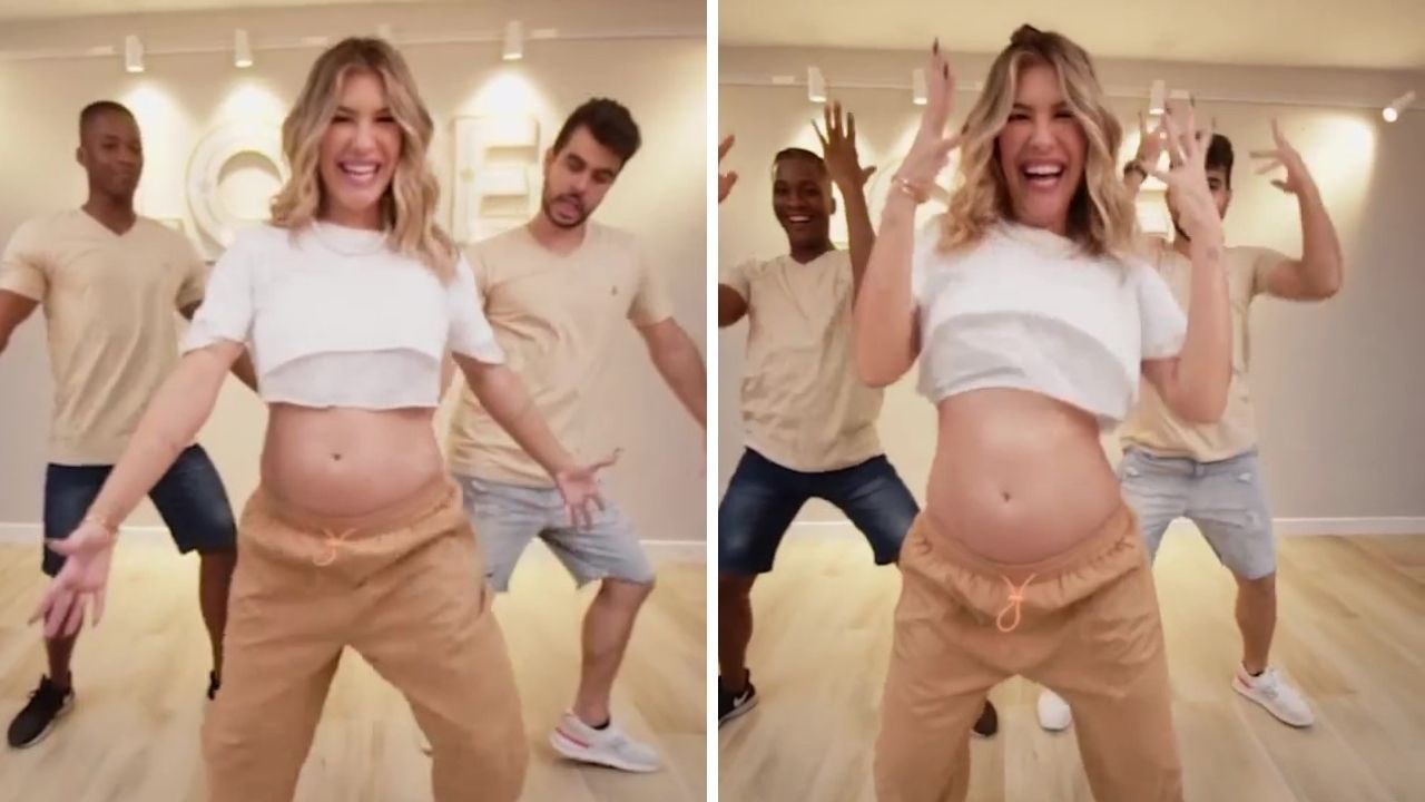 Lore Improta exibe barriguinha de 6 meses em vídeo dançando e impressiona: “Tá uma lindeza”