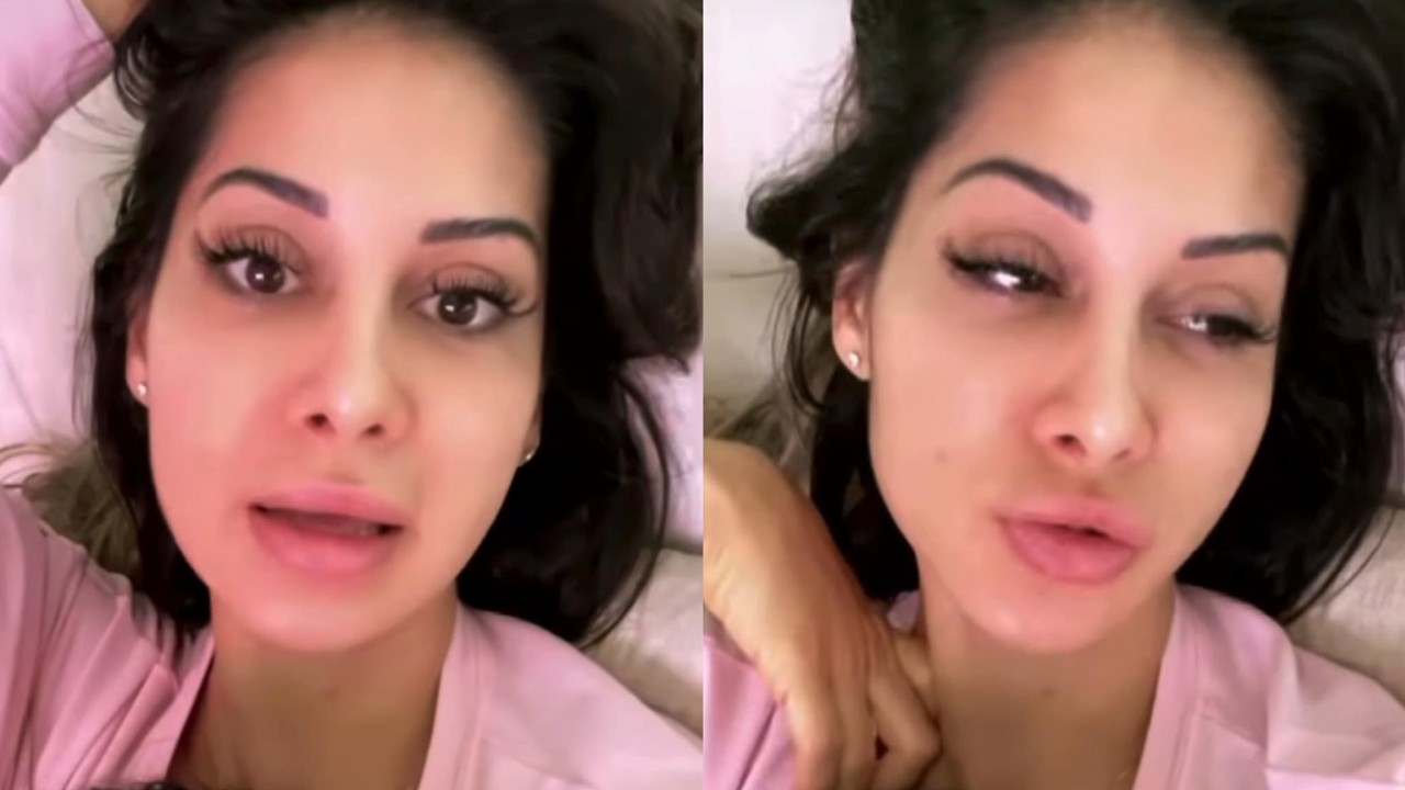 De cara lavada, Mayra Cardi surge abalada ao detalhar estado de saúde da filha: “Achei que ia ter que interná-la”