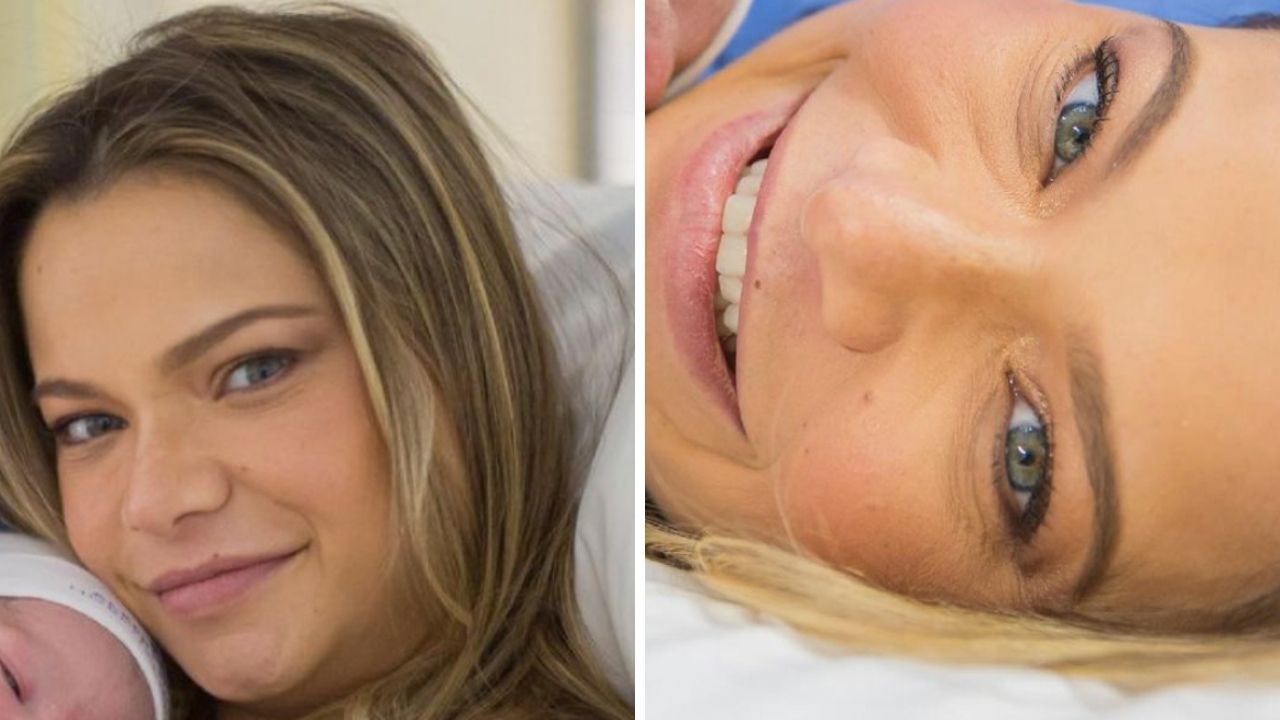 Emocionada, Milena Toscano apresenta o filho recém-nascido direto da maternidade: “Completamente hipnotizada”
