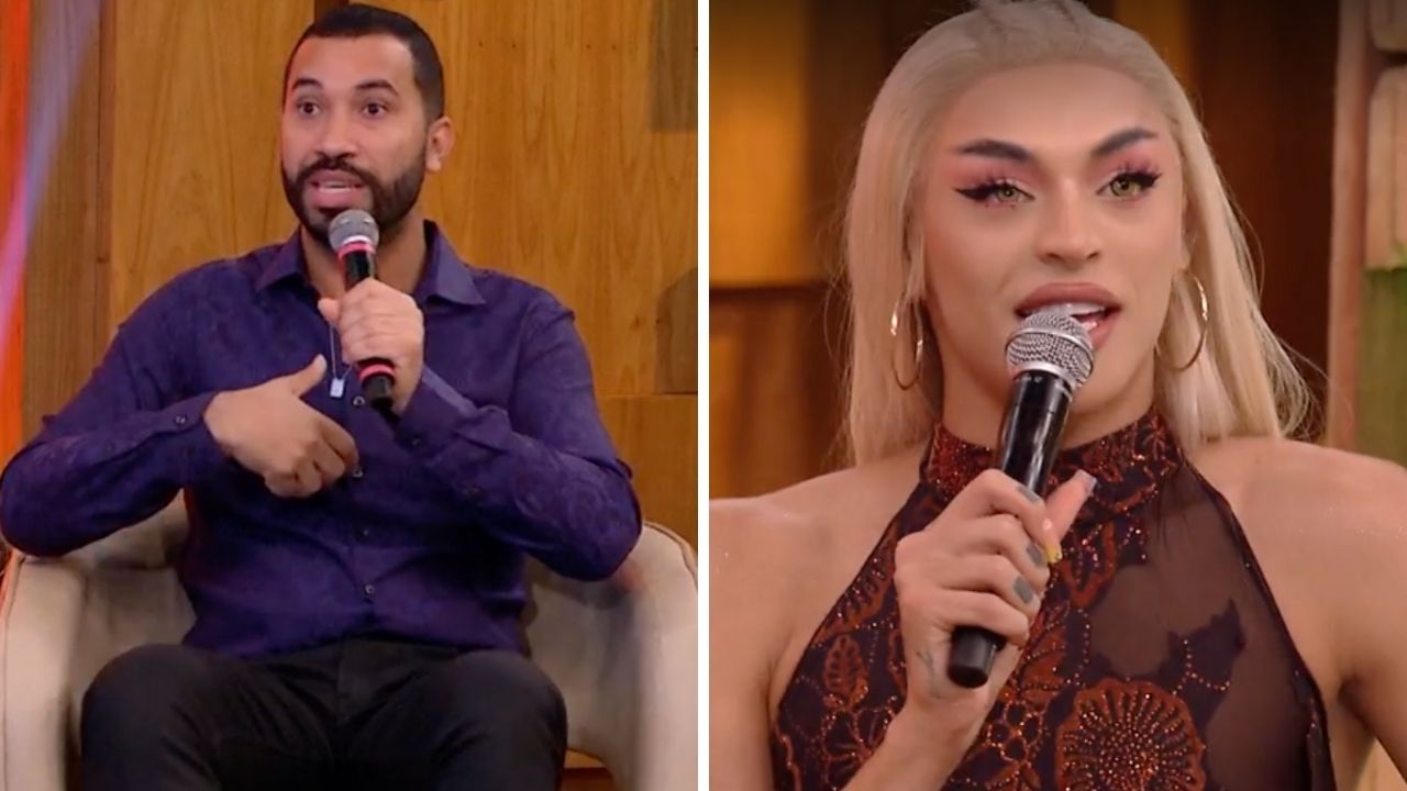 Ex-BBB Gilberto faz desabafo no Encontro ao se declarar para Pabllo Vittar: “Deus não me fez errado”