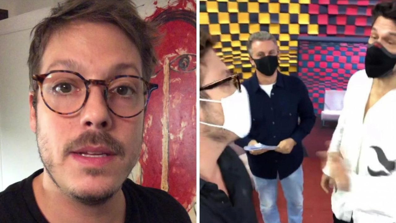 Sincerão, Fábio Porchat se recusa a tirar foto com Luciano Huck após programa de TV: “Melhor não”