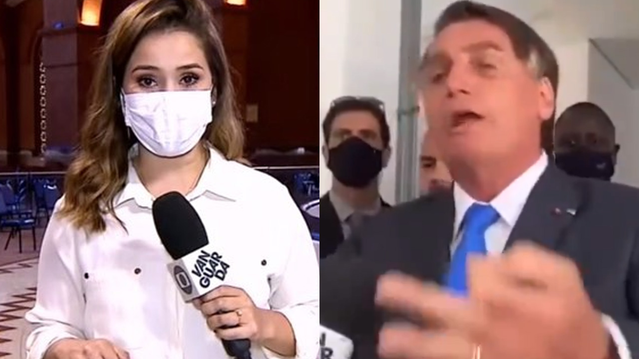 Repórter atacada por Bolsonaro durante entrevista recebe apoio nas redes sociais: “Coragem e profissionalismo”