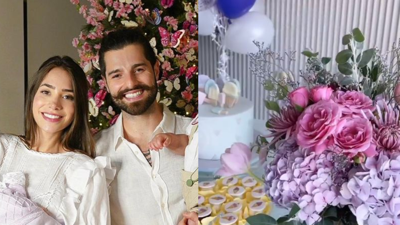 Romana Novais e Alok não dispensam luxo e fazem festa especial no mesversário da filha, Raika: “Te amo sem limites!”