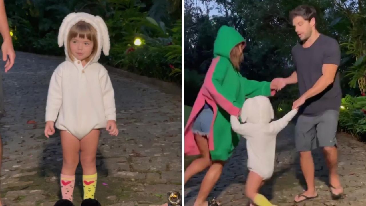 Sabrina Sato e Duda Nagle aparecem com a filha dançando em vídeo e brincam: “É a 251ª vez”