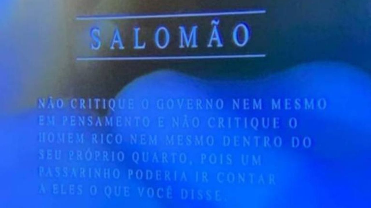 SBT exibe versículo bíblico que recomenda não criticar o governo “nem mesmo em pensamento” e gera confusão