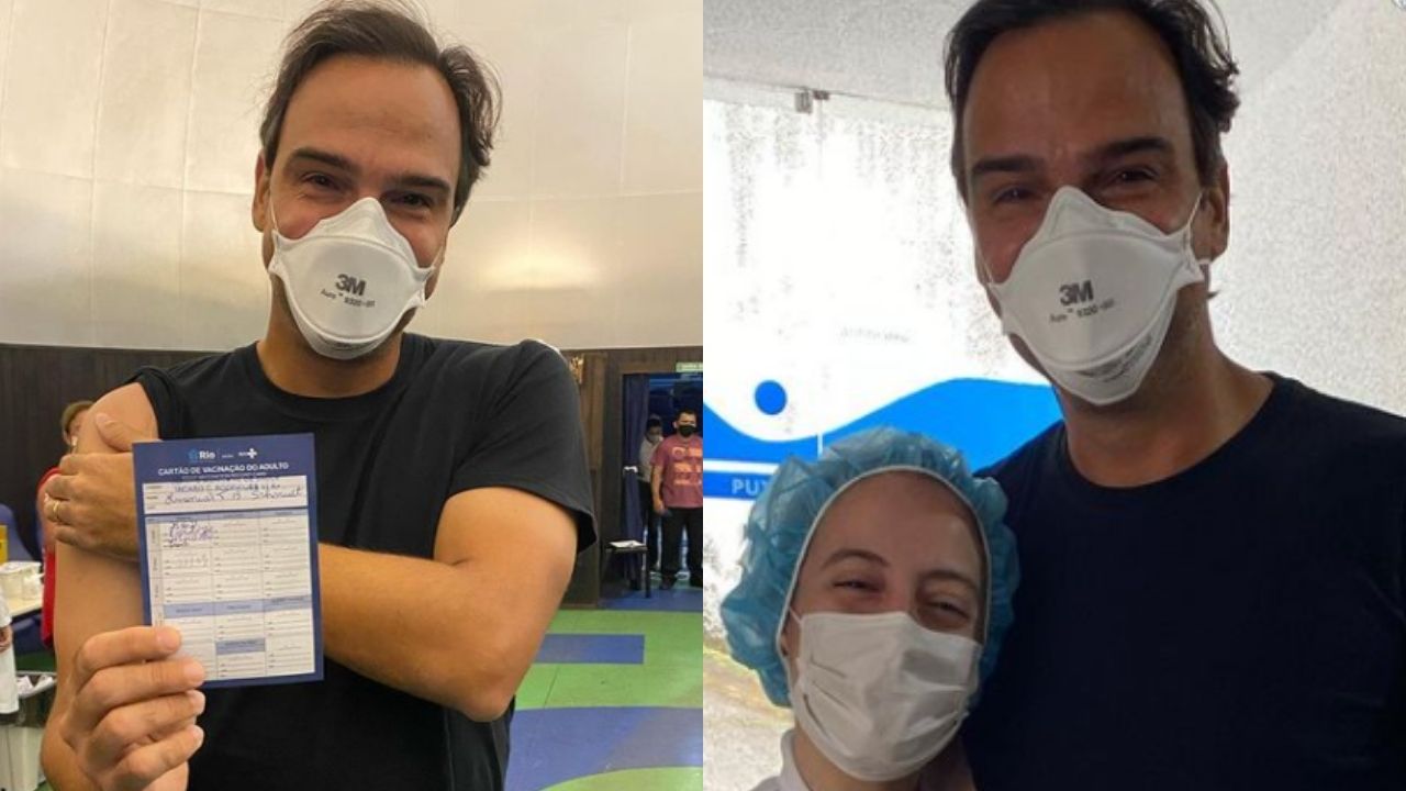 Vacinado contra Covid-19, Tadeu Schmidt surge aos prantos e alfineta autoridades: “Sofrimento poderia ter sido evitado”