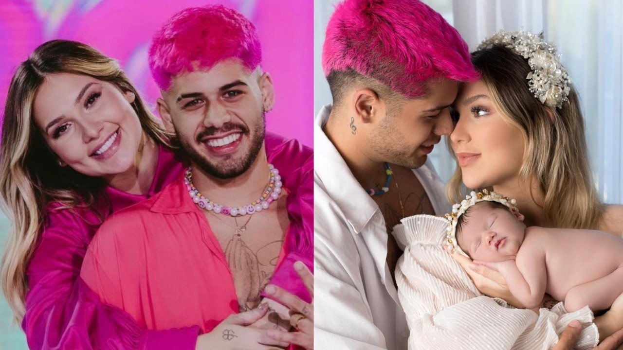 Babá da primeira filha de Virgínia Fonseca e Zé Felipe usa uniforme personalizado com o nome da bebê: “Maria Alice”