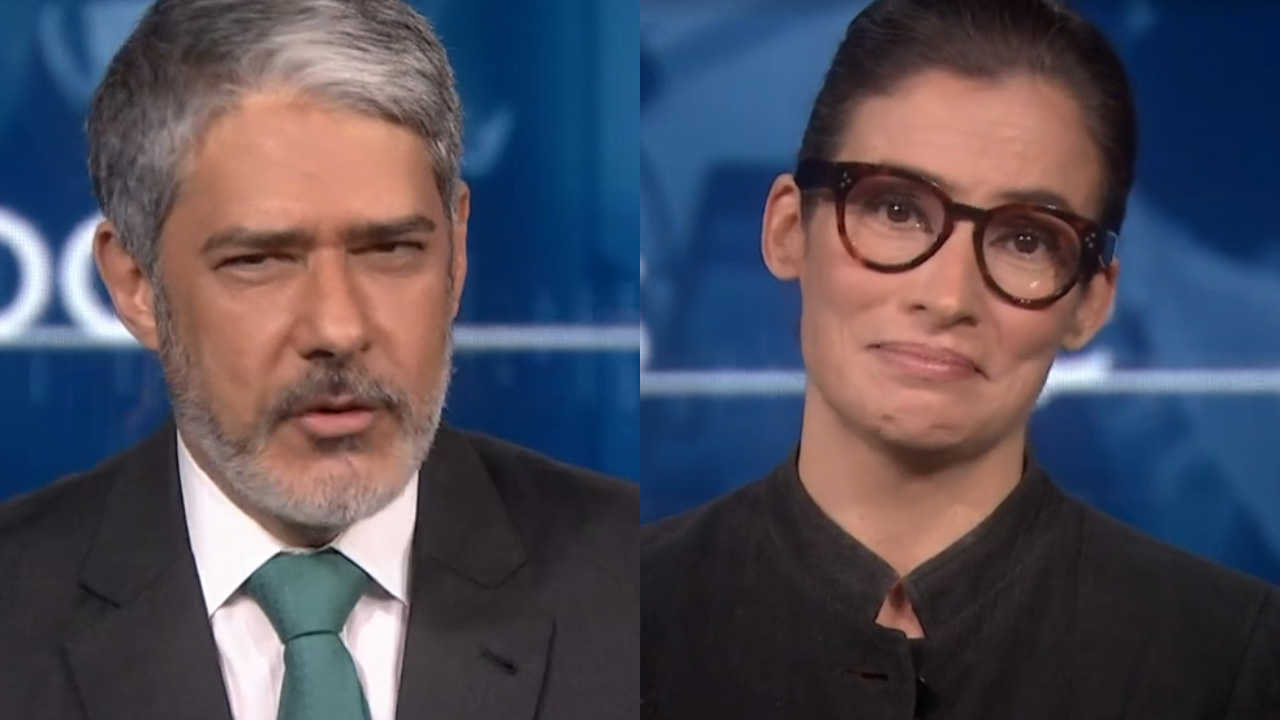 Ao vivo, Renata Vasconcellos e William Bonner se emocionam ao anunciar novo projeto: “Essa é a nossa missão”